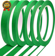 5 Rolls Pinstripe Tape Masking Tape 1/16 1/8 1/4 1/2 3/4...