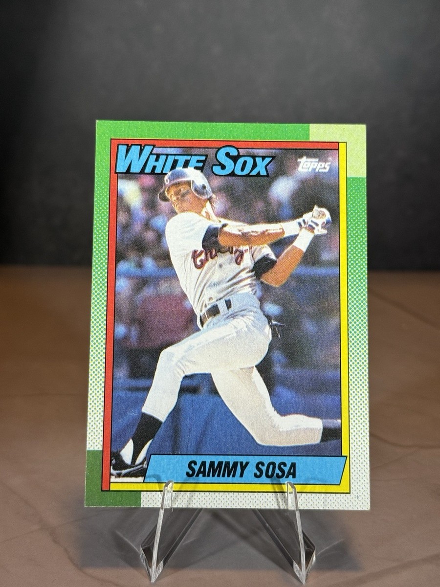 Double Error RC Sammy Sosa White Sox #692 Topps 1990 Border