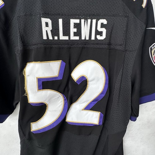 Nike On Field Ray Lewis Baltimore Ravens NFL Jersey Size 52 8484 - Picture 7 of 10