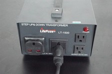 LiteFuze LT-1500 1500 Watt Voltage Converter Transformer Step Up/Down 120 to 220