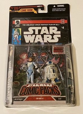 Star Wars Comic Packs #30 Luke Skywalker R2D2 In Package Never Opened