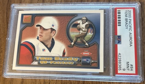 Tom Brady 2000 Aurora RC #84 PSA 9