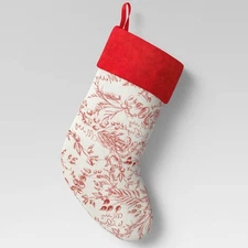 Merry Christmas Stocking Red/White - Threshold Holiday