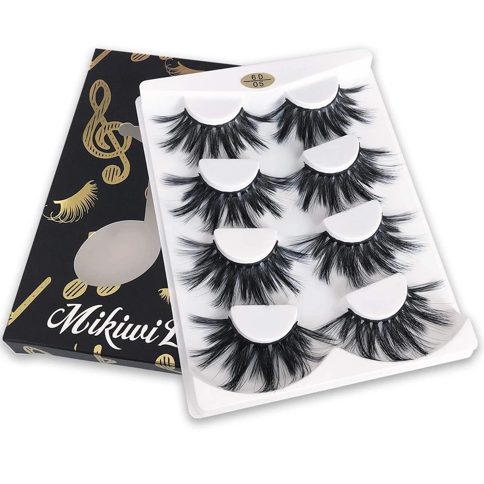 Mikiwi 25Mm Lashes, Dramatic 6D Faux Mink Lashes, Fluffy Volume Eyelas - Image 2 of 4