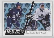 2000-01 Upper Deck Vintage Mats Sundin Curtis Joseph #346 HOF 0a4