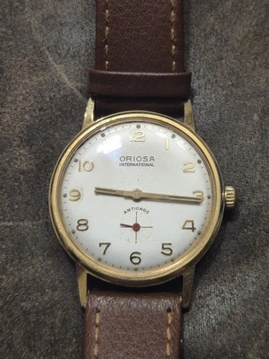 Vintage Oriosa Gold Tone Men's Watch 34 mm Working
