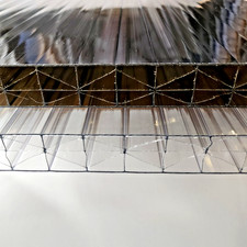 25mm Clear / Bronze Polycarbonate Roofing Sheets - Cut to Size