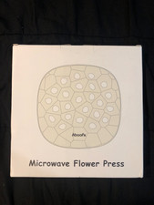 Aboofx Microwave Flower Press Kit, 6.3"x6.3" Quick Dry Flower Pressing Kit