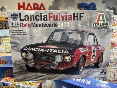 1/24 Italeri #3670 Lancia Fulvia HF Rally Montecarlo 1972 All New Tool!