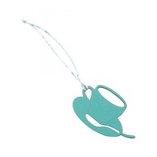 HERMES Petit Ash Coffee Cup Charm Accessories Taurillon Clemence / Chevre Tauril