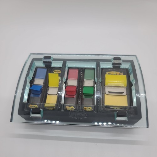 Post-it (DS100) Plastic Pop-Up Flags Dispenser w/ Some Flags