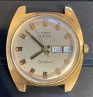 Vintage Timex Electric Dynabeat Day Date Men’s Wristwatch Not Running