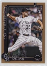 2025 Topps Update Gold /2025 Zach Agnos #US31 0rz7