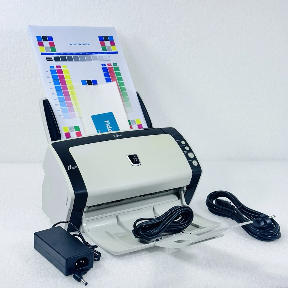 Scanner Professionale Fujitsu fi-6130, USB ,Duplex automatic, colore, A4 - Imagen 2 de 4