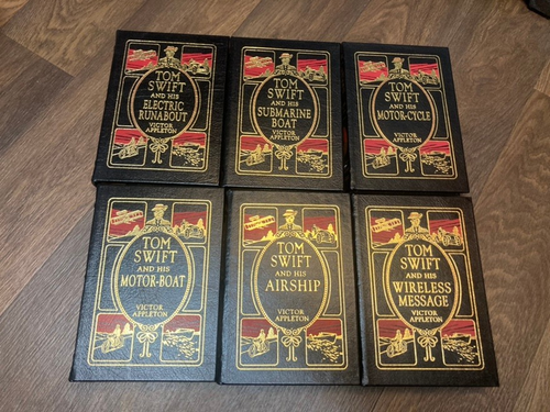 Easton Press TOM SWIFT Wireless Message Runabout Submarine Boat Motorcycle RARE! - 第 11/17 張圖片