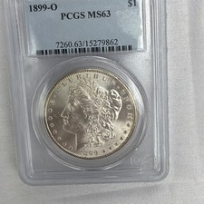 MS 63 Graded 1899 Year Morgan US Dollars (1878-1921) for sale | eBay