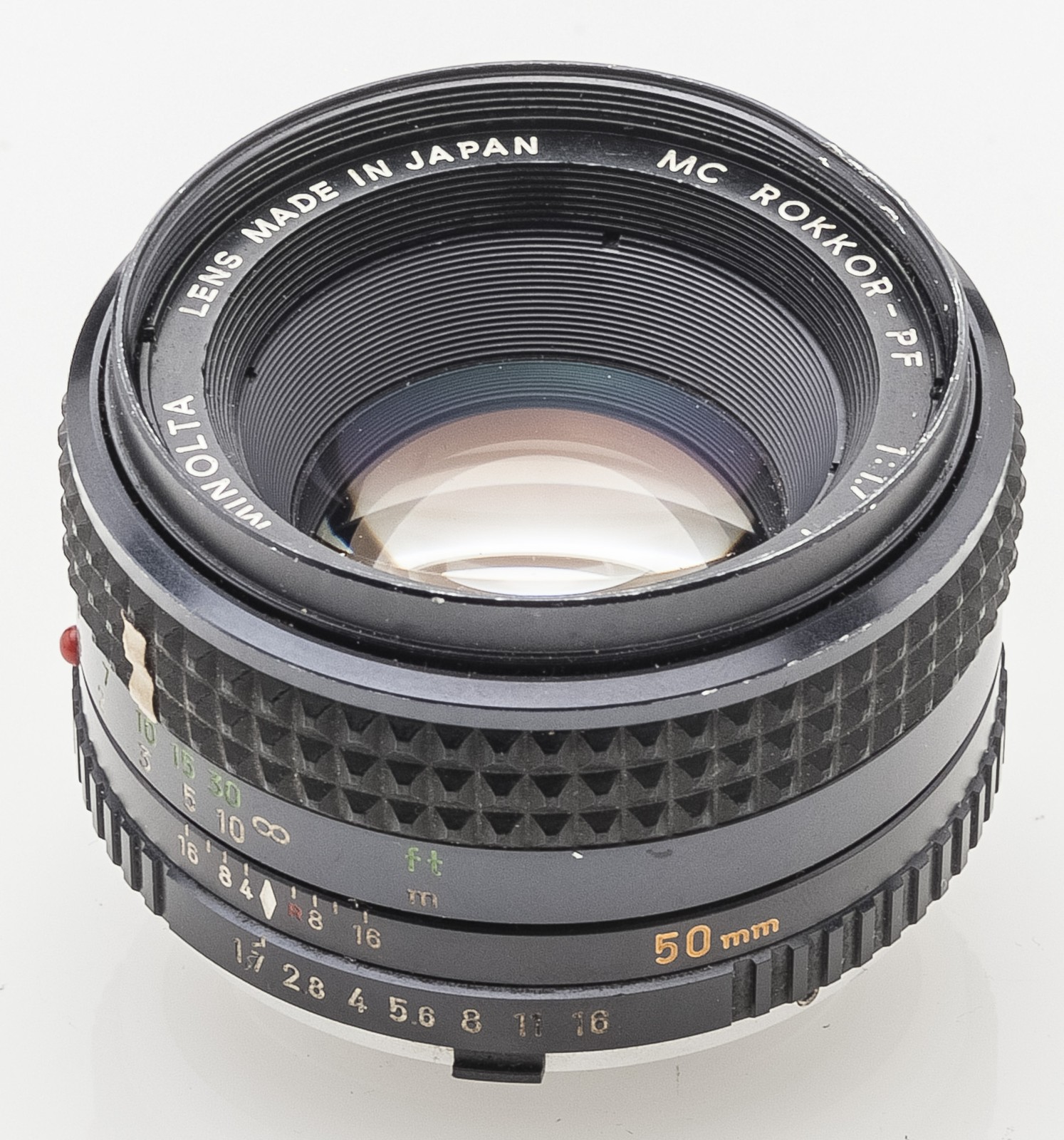 Minolta MC Rokkor-PF Rokkor PF 50mm 1:1.7 Prime Lens Minolta MD