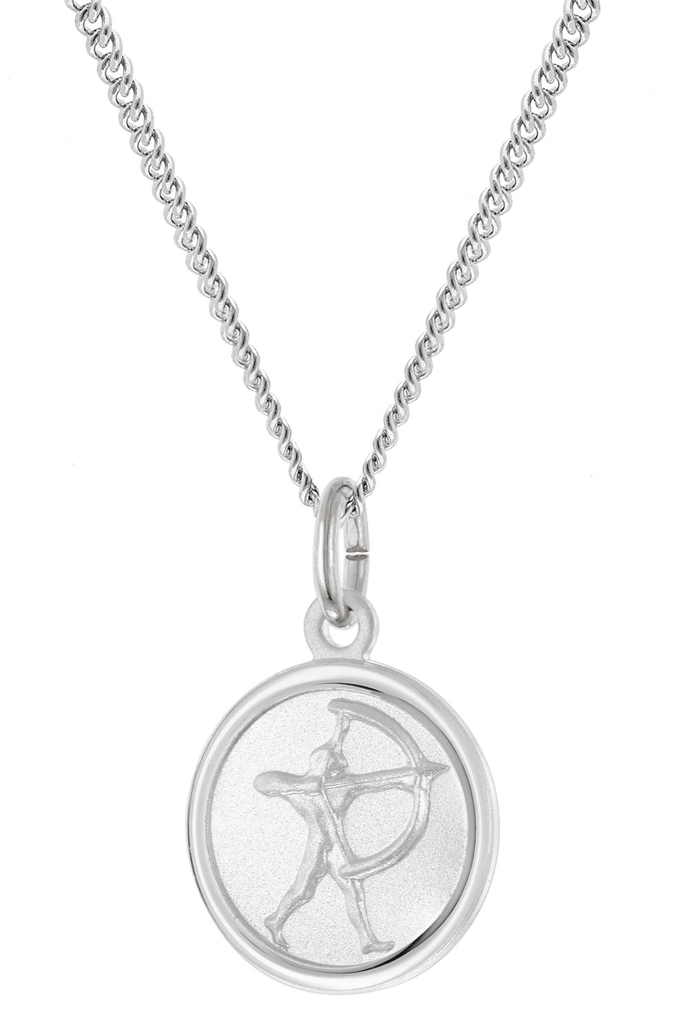 TRENDOR Schmuck Kinder-Halskette Sternzeichen Schütze 925 Silber 28606-12