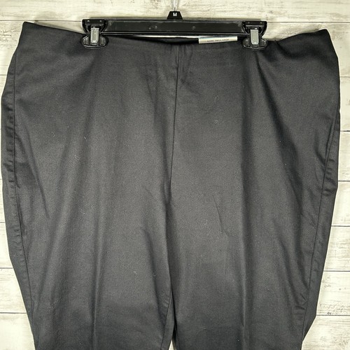 Charter Club Core Twill Ankle Workwear Cotton Blend Stretch Black Pants 20W NWT - Picture 3 of 6