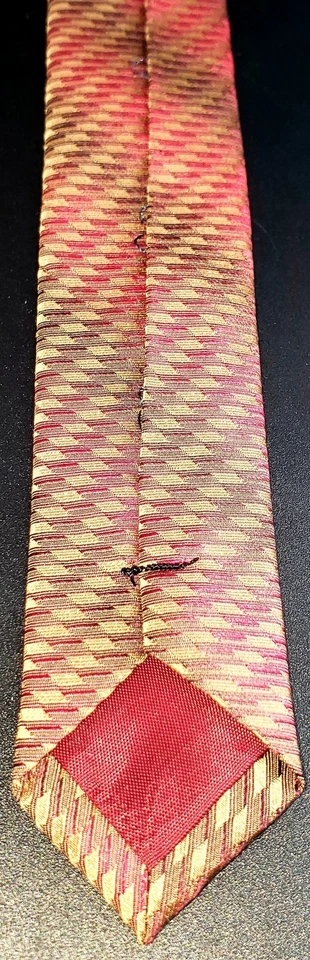 Martin Wong Collection Handmade Mens Silk Neck Tie - Image 4 of 4