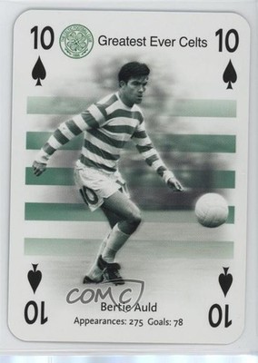 2004 Celtic FC Greatest Ever Celts Playing Cards Bertie Auld #10S 0i4g