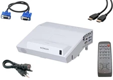 Hitachi CP-AW2505 Ultra Short Throw 3LCD Projector 2700 Lumens BUNDLE Remote etc