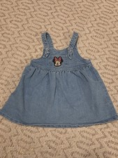 Vintage Minnie Mouse Denim Dress Disney Jr 2T Girls