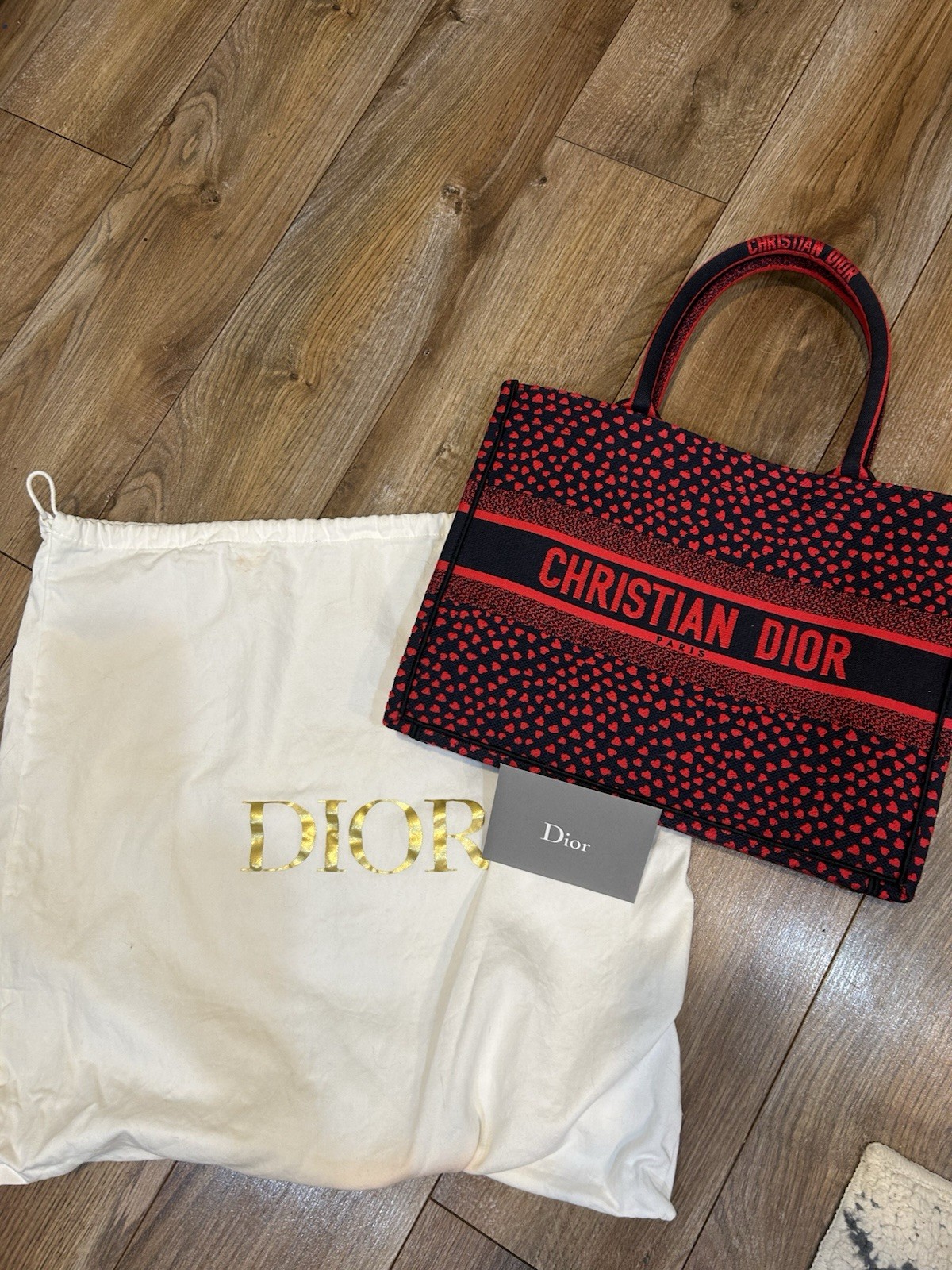 Christian Dior Medium I Love Paris Tote Bag