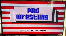 Pro Wrestling (5 Screw)  1986 Nintendo Entertainment System NES, 1986, Tested!