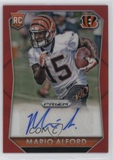 2015 Panini Prizm Rookie Signatures Red 266/299 Mario Alford #RS-MA Auto 0ty6