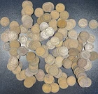 1859-1909 Mixed Dates Indian Head Penny LOT OF 179 COINS UNSEARCHED