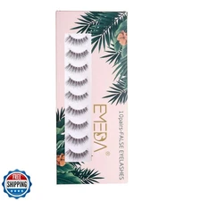 EMEDA False Eyelashes Natural Lashes Wispy 0.01mm Ultra Thin Band 12mm Pestañ