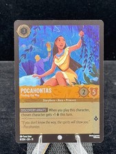 Disney Lorcana-Winterspell-Pocahontas-Finding the Way- 8-Cold Foil-M/NM