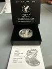 2022-W Proof $1 American Silver Eagle Box, OGP & COA