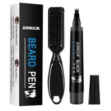 Beard Pencil Waterproof Beard Filler Pen Kit for Men - Long Lasting Coverage,...