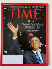 PRESIDENT BARACK OBAMA * COMMEMORATIVE ELECTION November 19 2012 TIME MAGAZINE