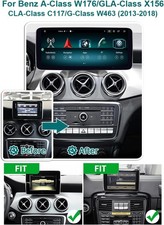 10,25 CarPlay 6+64GB swc Autoradio f&uuml;r Mercedes A/CLA/GLA Klasse W176 X156 C117