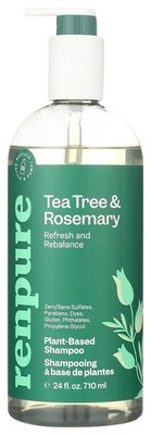 Plant Based Tea Tree & Rosemary Refresh & Rebalance Shampoo - Soothes Dry Scalp