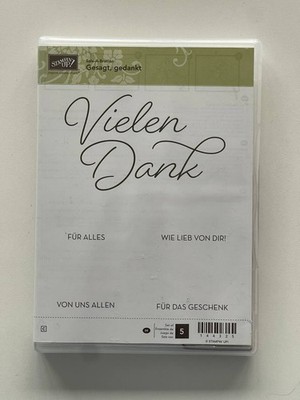 Stampin Up Stempelset Gesagt gedankt Clear Stamps 5 Stempel