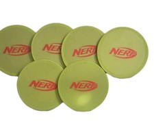 NERF Skeet Shot Disc Launcher Disc Discs 6 Disc Only, No Launcher