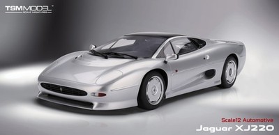 1992  Jaguar XJ220 1/12scale in  Silver by True Scale Miniatures TSM #TSM120015