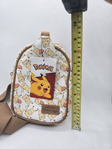 Pokemon Pikachu All Over Print Sling Shoulder Crossbody Bag - Picture 15 of 19