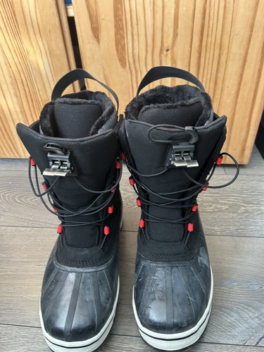 Helly Hansen Ice FX Lockdown Snow Boots Men’s Size 10 Black - Picture 3 of 17