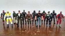 G.I. Joe 2002 - 2004 lot of 12 3.75" figures vehicle drivers/pack-ins 