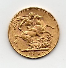 1918 Sovereign, George V, India Mint