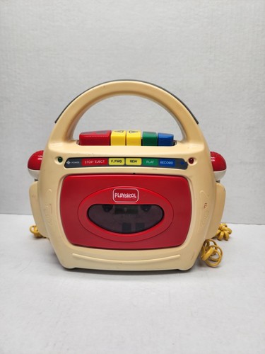 Playskool PS-455 Tape Cassette Player Recorder W/ Dual Microphones Vintage 1993