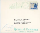 1960 Canada Scott # 390 Battle of Long Sault House of Commons FDC