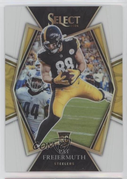 2021 Panini Select Premier Level White Prizm 4/35 Pat Freiermuth #159 0vc5