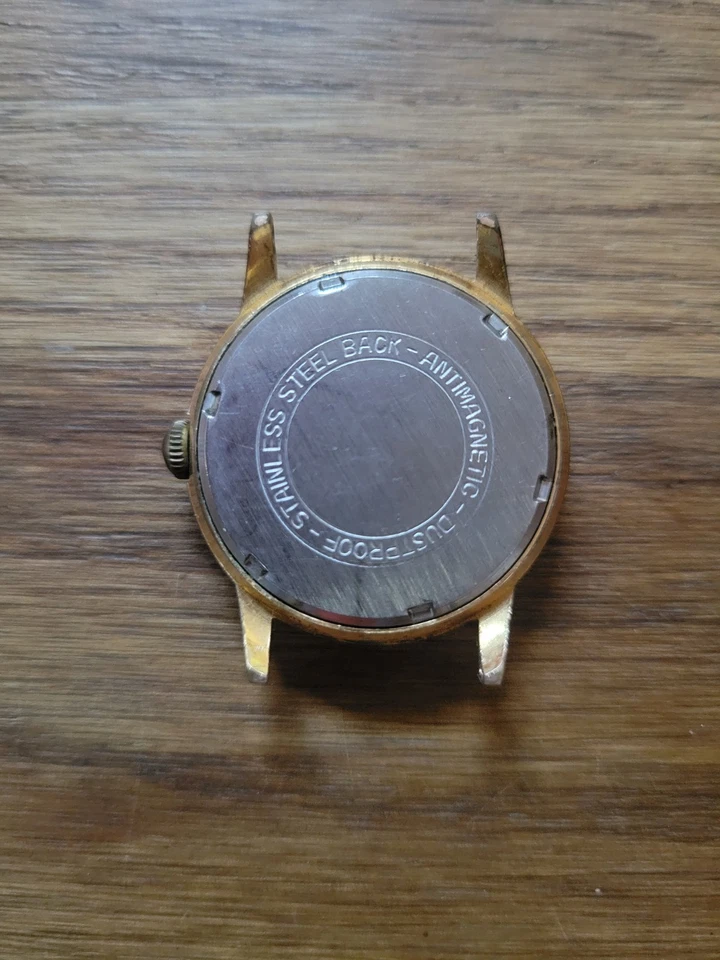 Mercedes-Benz Montre Bracelet Plaqué Or Fonctionne Ancienne P2796 - Imagen 3 de 3