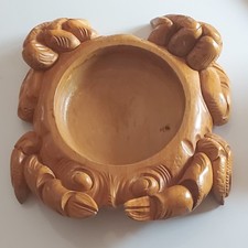 MACABO DESIGN ALDO TURA GRANCHIO CENTROTAVOLA VASSOIO LEGNO  VINTAGE